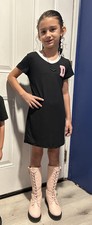 Girls Mini D For Drama Queen Dress - Black
