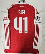 2025/26  Adidas Arsenal #41 RICE Long Sleeve ...