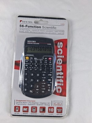 Sentry CA656 Scientific Calculator 10 Digit Decimal & Hexadecimal  
