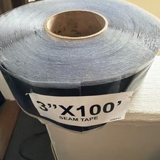 3 x 100 Black EPDM Double Stick Seam Tape
