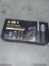 5 in 1 Hot Air Brush Hair Dryer Styler Set Curling Wand Straightener Volumizer