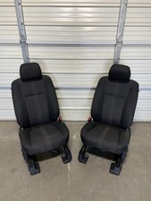 2017-2026 Ford F150 F250 F350 F450 Super Duty Front Seats Black Cloth