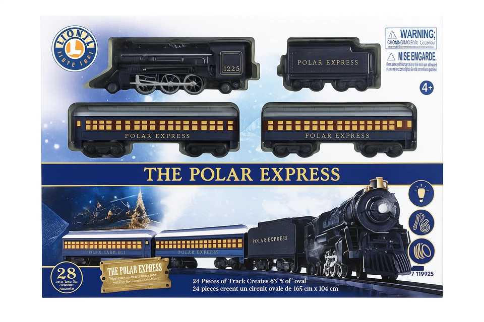 Lionel Polar Express Train Set 28-Piece Battery Operated Christmas Track Set - Image 2 of 4