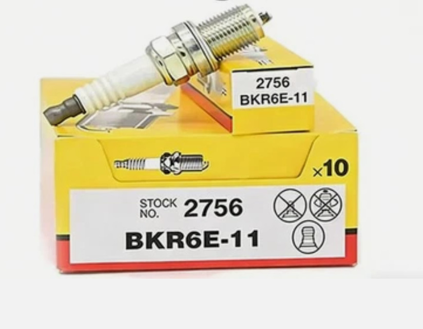 10 Pack NGK 2756 V-Power Spark Plugs BKR6E11 Fit For Toyota Nissan Fast delivery