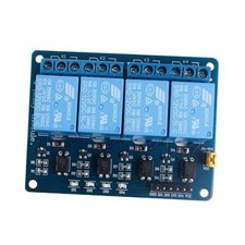 4 Channel DC 12V Relay Module with Optocoupler Control Board and 4 Channel 12V