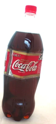 COCA-COLA© - BOUTEILLE PLEINE 1,5L PLASTIQUE SANS CAFEINE BELGIQUE 1999 - Photo 1/4
