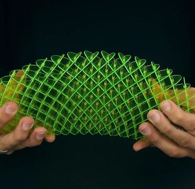 Worm Squeeze Stretchy Toy Six Sided Fidget Stress Relief Decompression Green