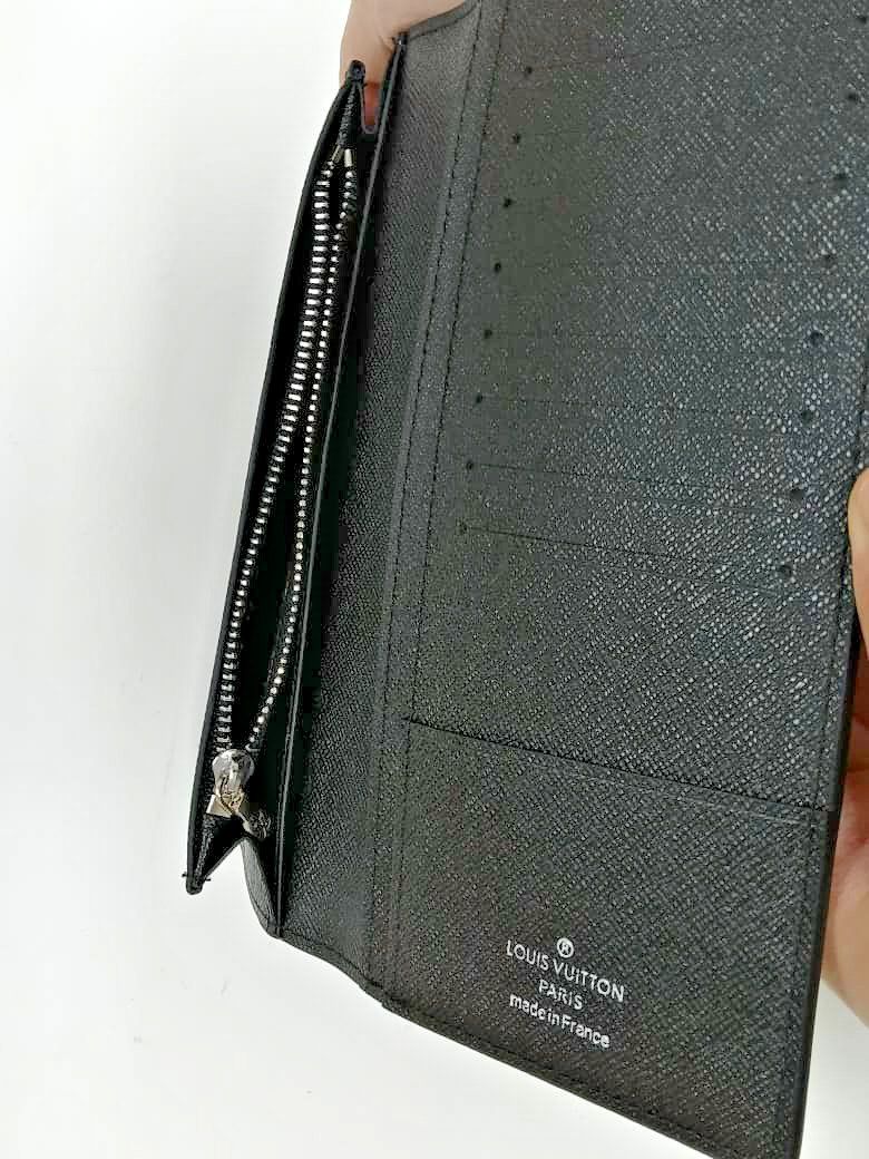 Louis Vuitton Monogram Eclipse Brazza Canvas Long… - image 4