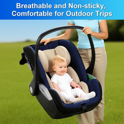 Infant Car Seat Insert Breathable Head Support Newborn to Toddler 0-3 Years Soft