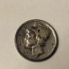1917 D Mercury 90% SILVER Dime Very Good Condition or Better Mint Denver