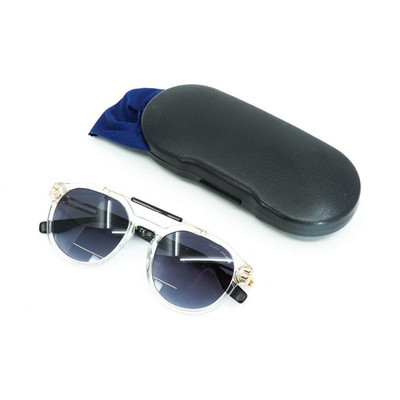 Marc Jacobs Herren Flieger Sonnenbrille Transparent Grau Metall Kunststoff