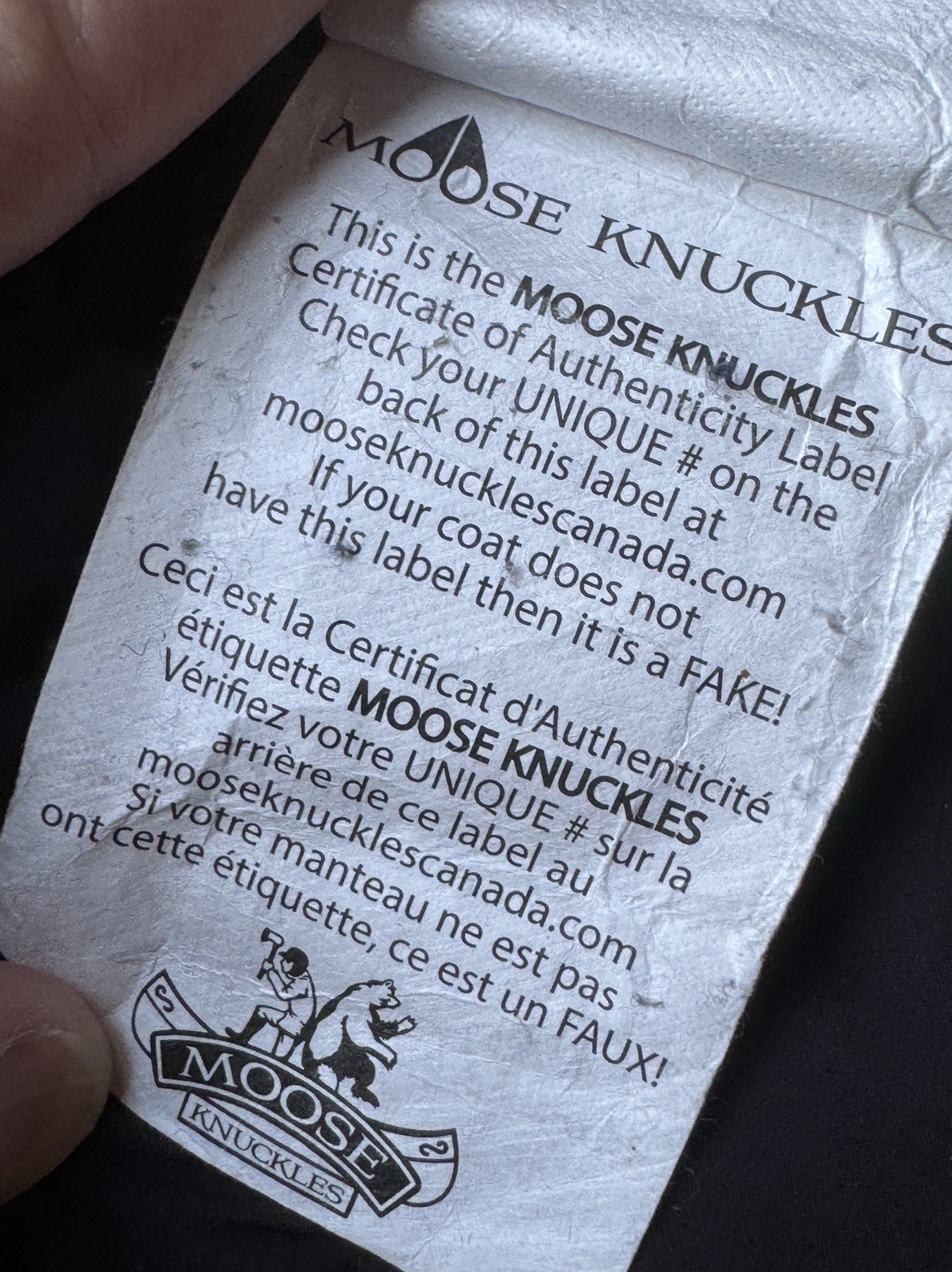 Moose Knuckles Hooper Down Puffer Jacket Size Med… - image 3