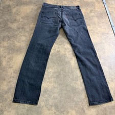 Levi's 511 Slim Jeans Boys 16 Reg 28x28 Black Faded Denim 511-508 3141