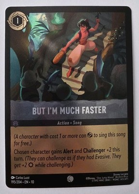 But I'm Much Faster 195/204 Whispers In The Well Cold Foil NM