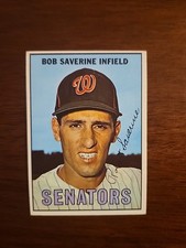 1967 Topps Bob Saverine, #27, NRMT,  Combined Shipping 