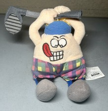 1998 Silly Slammers Sports Talking Golfer Mcdivot Golf Talk WORKS Beanbag Vtg