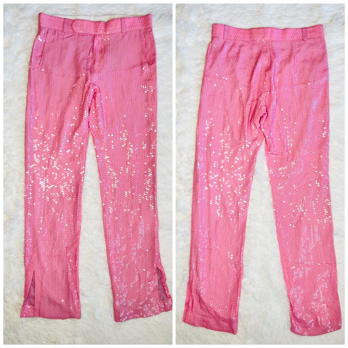 MSGM Milano REVOLVE Pink Sequin Pants