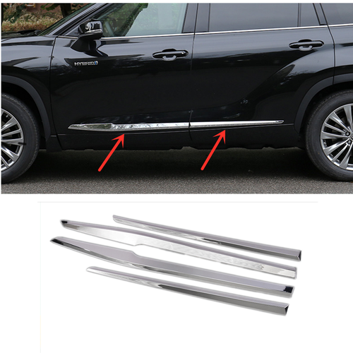 Black Titanium Interior Door Handle Cover Trim For Toyota Highlander Black Titanium Interior Door Handle Cover Trim For Toyota Highlander