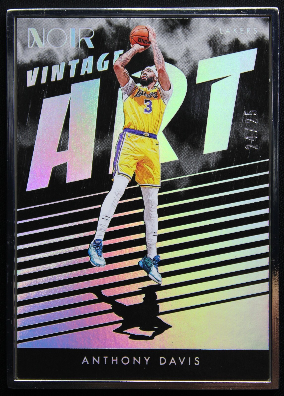 2023-24 Panini Noir 24/25 Anthony Davis Vintage Art #283