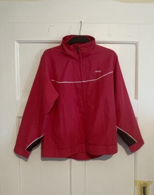 Reebok Vintage Windbreaker Übergangsjacke Sportjacke Größe L Frauen