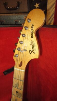 Vintage 1978 Fender Mustang Natural w/ Original Hardshell Case | eBay