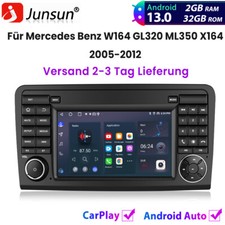 F&uuml;r Mercedes-Benz M-Klasse W164 Carplay Android 13 Autoradio GPS NAVI DAB+ 2+32G