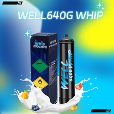 Whipped Cream Charger 640g Tank Aluminum Cann...