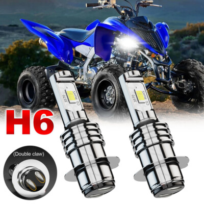 6000K For Yamaha Raptor 350 660R 700 700R LED Headlight Bulb KIT YFM350R YFM660R