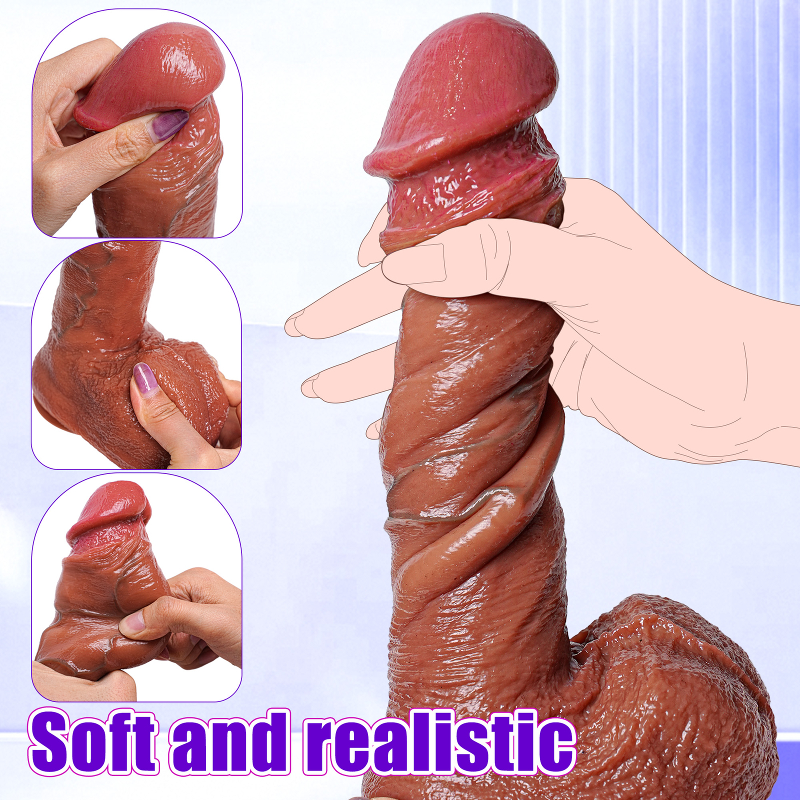 Realistische Stoßfunktion Vibrator Dildo G-Punkt Unisex Stimulation Butt Plug DE Realistische Stoßfunktion Vibrator Dildo G-Punkt Unisex Stimulation Butt Plug DE
