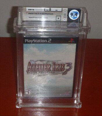 Atelier Iris 3 Grand Phantasm (Sony PlayStation 2, 2007 PS2)-NEW WATA GRADED 9.4