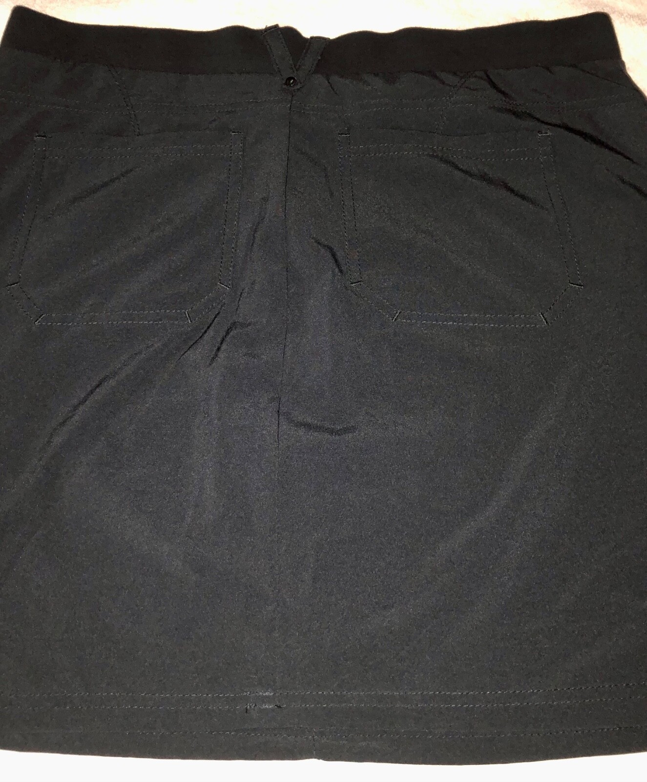 Lee Active performance Classic Black Skort, Size … - image 3