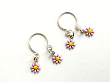 Flower Non Piercing nipple ring Daisy Fake Nipple Ring Sexy Clip on Nip Jewelry
