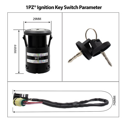 Ignition Key Switch With 2Keys For Honda TRX450FM Foreman 4x4 S - Foto 12