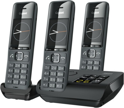 Gigaset Comfort 520A TRIO Titan - Schwarz NEU