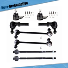 8x Front Lower Ball Joints Sway Bar Tie Rod For 2001-2002 Saturn L100 L200 L300