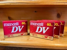 4 MAXELL mini DV 60 min TAPES. NEW SEALED. LOT OF 4