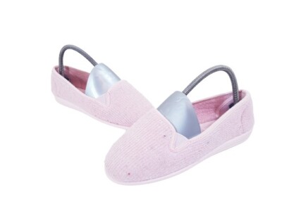 Damart Womens Ladies Pink Suede Slip On Slippers Shoes Size