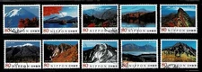 Japan 2011 Mountains Series #1 Complete Used Set 80Y Sc# 3371 a-j