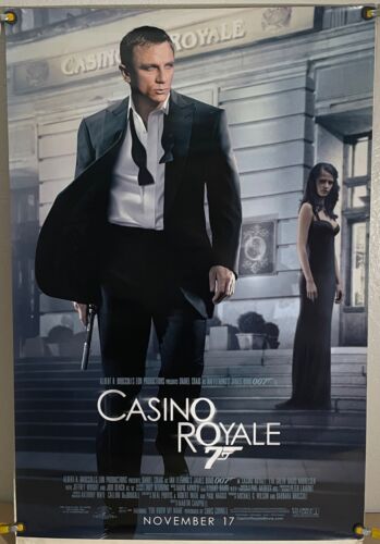 CASINO ROYALE DS ROLLED ORIGINAL ONE SHEET MOVIE POSTER DANIEL CRAIG 007 (2006) - Picture 1 of 5