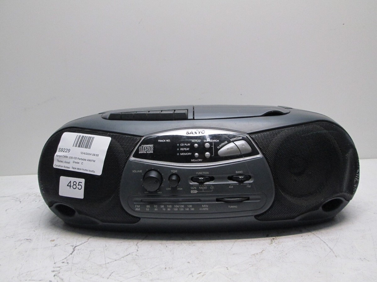 Sanyo CWM-200 CD Portable AM/FM Stereo READ | eBay