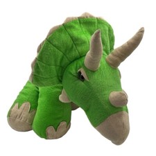 Triceratops Plush Dinosaur Prehistoric Green Dino Animal Alley Stuffed Animal