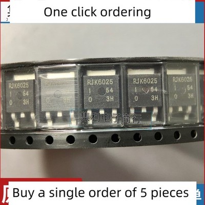 5 pieces RJK6025DPD MOS TO-252 600V 1A
