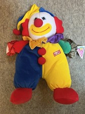 Applause Plush Les Petits Marcel Circus Clown With Tags Vintage Toy 12"