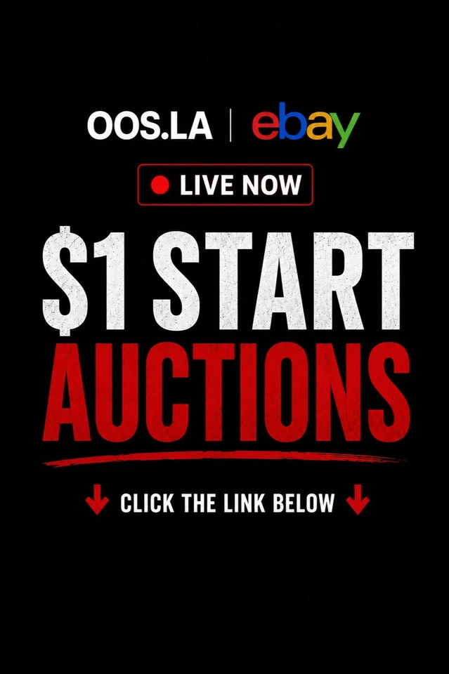 SATURDAY SNEAKER AUCTIONS WITH OOS.LA!