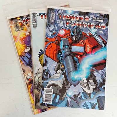 Transformers #1-3, by Mike Costa & Don Figueroa, 2009 IDW Comics