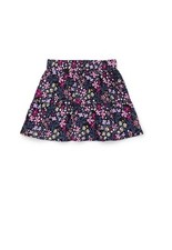 Wonder Nation Girl's Black Floral Knit Skirt Size XXL 18
