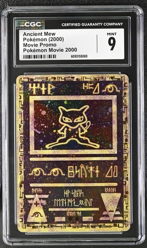 CGC 9 Mint Ancient Mew Pokemon Movie 2000 Pokemon Movie Promo