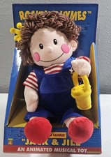 Vintage DanDee Singing Rockin Rhymes Jack And Jill Plush Toy