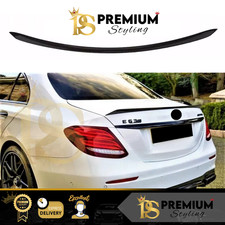 Mercedes E Klasse E63S AMG Style W213 Heck Kofferraum Lippe Spoiler Glanz Schwarz 2016-20