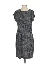 H By Halston Women Gray Casual Dress S